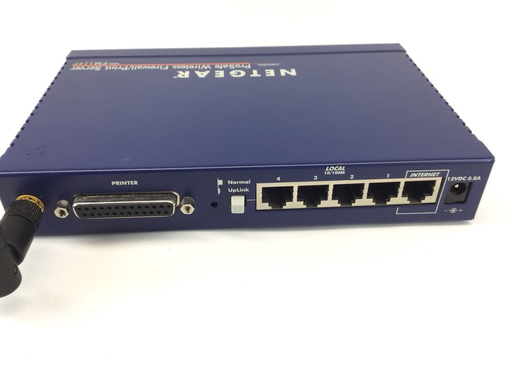 Netgear FR114P 4-port Cable/DSL ProSafe Firewall with print server