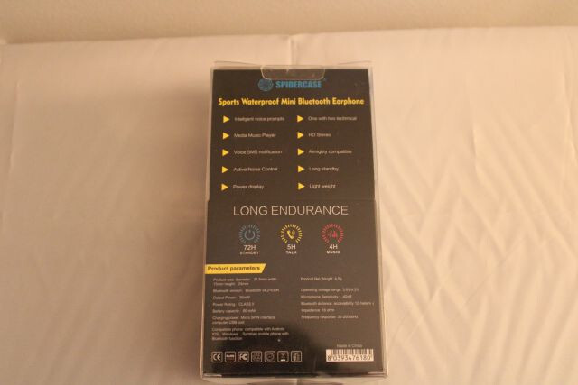 Spidercase Sports & Waterproof Mini Bluetooth Earphone - NIB