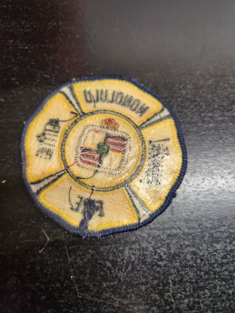 Honolulu Fire Department Patch Maltese Cross Hawaii Firefighter