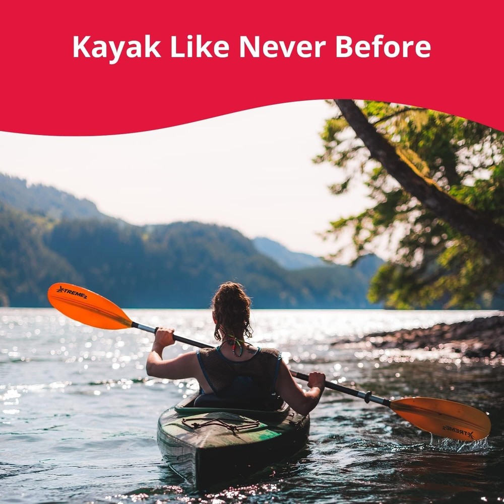 Professional Feathered Design 96” Xtreme Kayak Paddle - Optimized for Efficiency