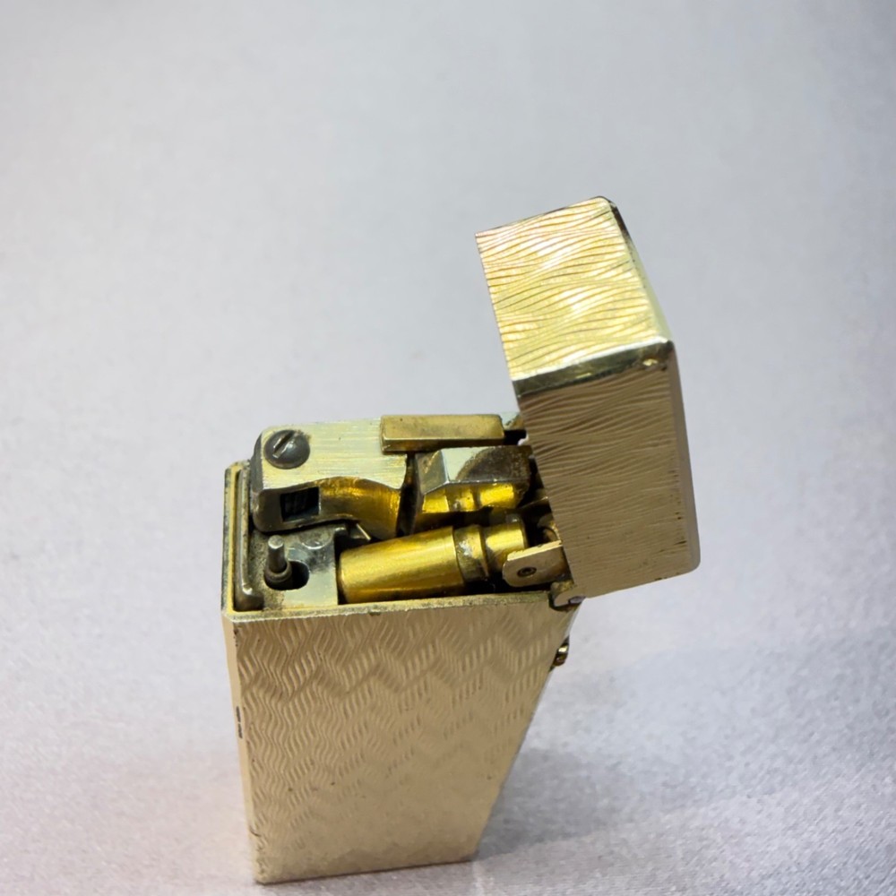 DUNHILL ROLLAGAS LIGHTER FACTORY PIPE AND CIGAR FLAME FULLY SERVICED !