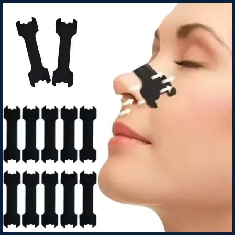 60/30/10PCS Black Nose Strips Extra Strength Nasal Strips Better Sleeping