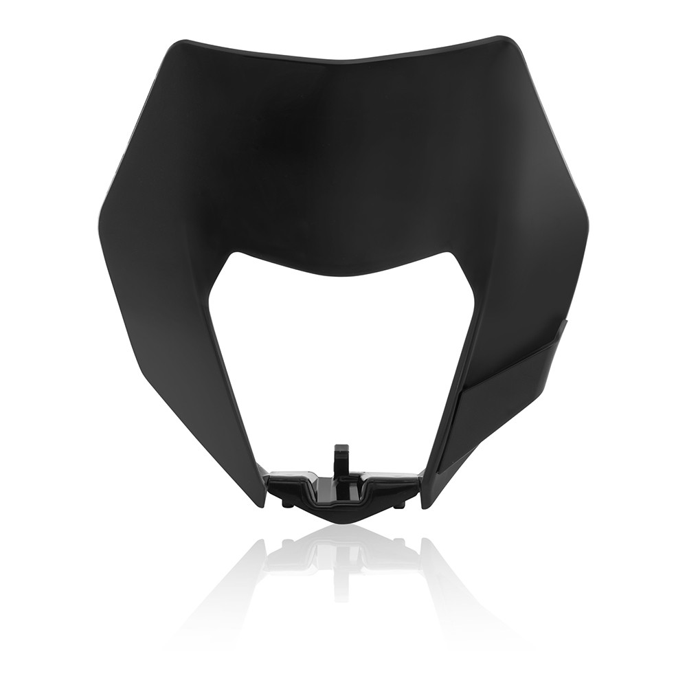 Acerbis 2732070001 Front Headlight Mask Black
