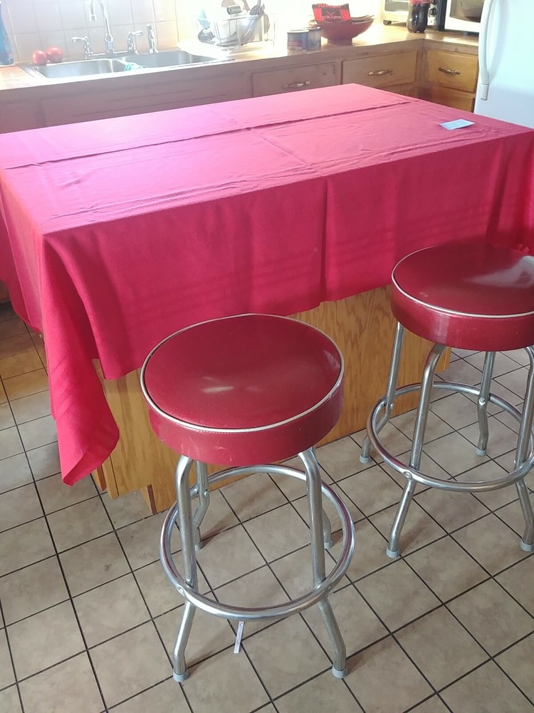 Christmas Red Rectangular Tablecloths, 2 Sizes Available-88x56 & 80x58,