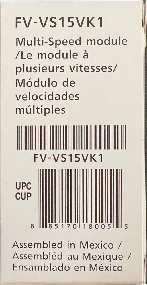 Panasonic FV-VS15VK1 Multi-Speed Switch with Time Delay