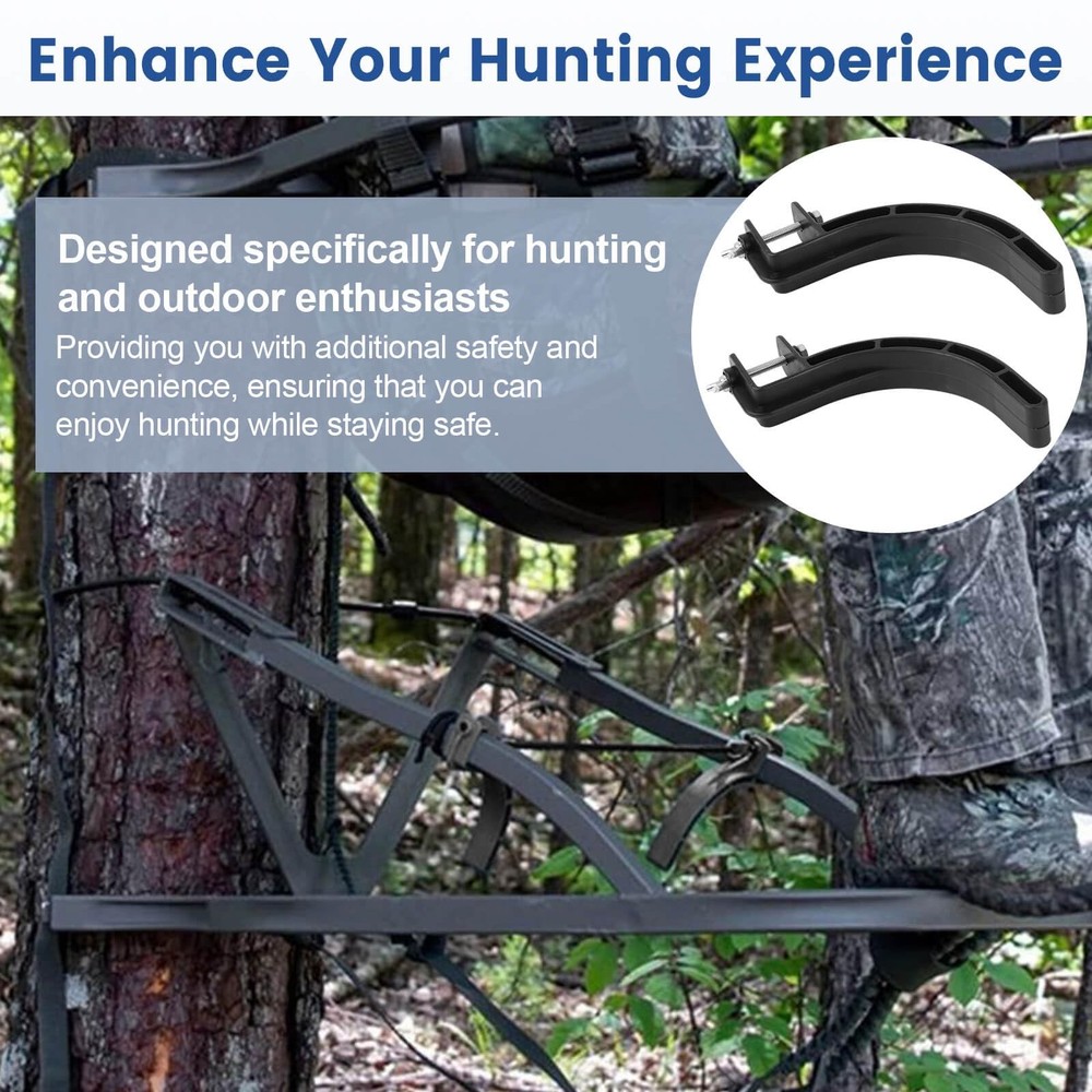 Climbing Tree Stand Accessories, Rapid Climb Stirrups with Elastic Rope, Adju...