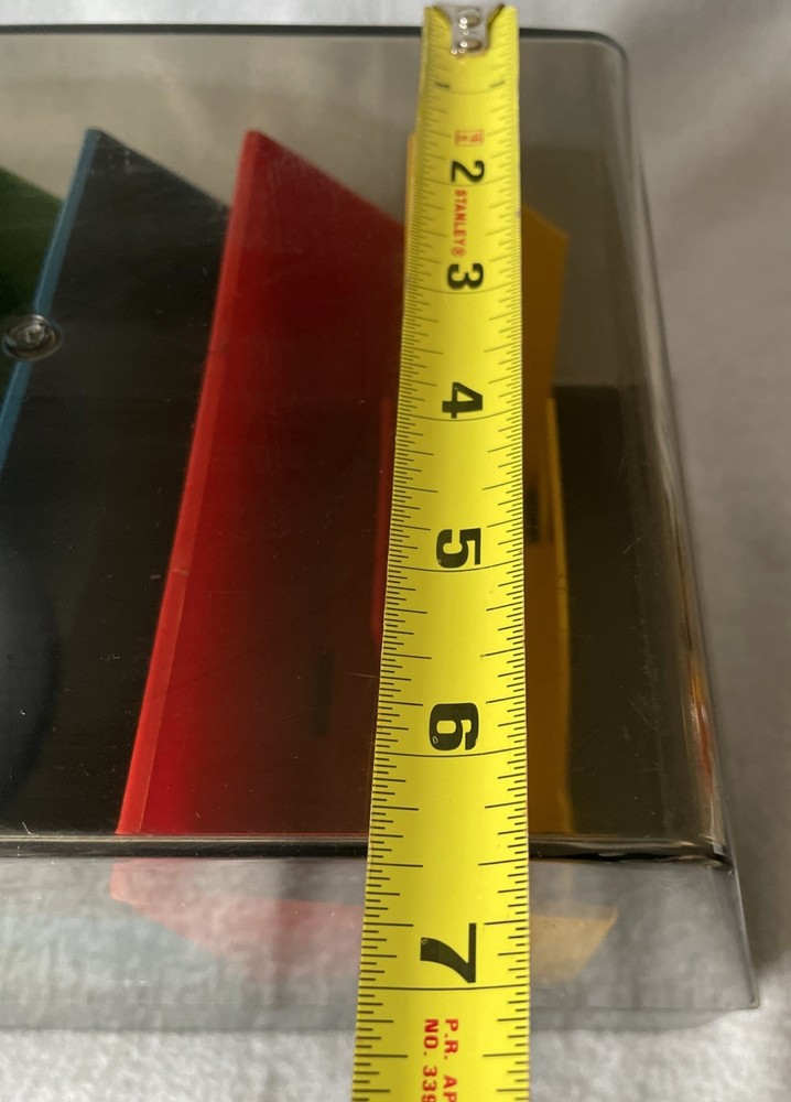 Minidex/78 SRW Computer Components 5.25 Floppy Disc Case Multi Color Sleeves