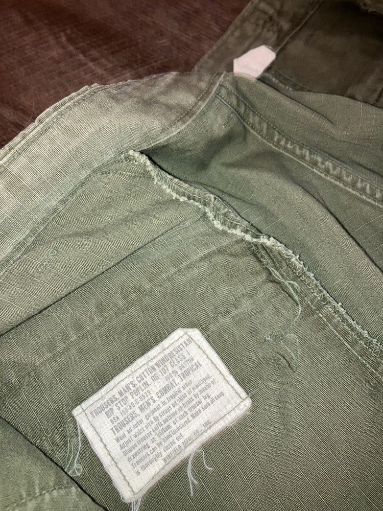 Original Vietnam War USGI Third Pattern Jungle Fatigues Set (Late War)￼