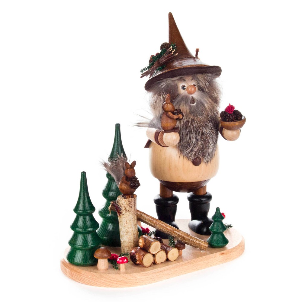 Gnome Forest Squirrel Incense Smoker