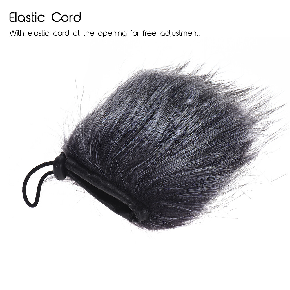 MICROPHONE WINDSCREEN ARTIFICIAL MUFF WIND COVER FOR STEREO VIDEO MIC L9C1