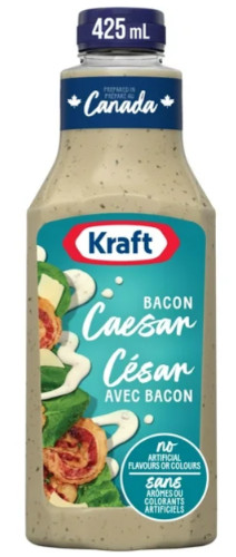 Kraft Bacon Caesar Salad Dressing, 425ml