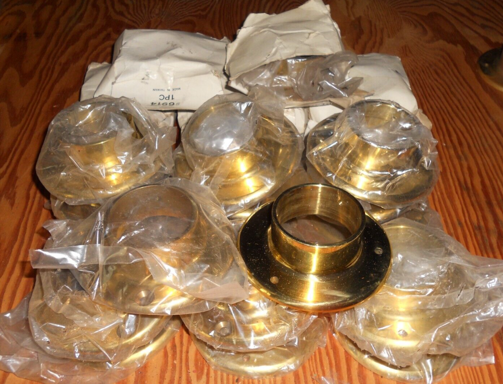 4" Brass Flange Three Mount # 6914 with 2" i.d. for pipe