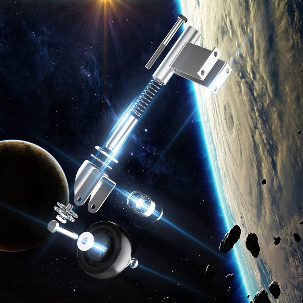 Spring Loaded Gate Casters 5” Heavy Duty Gate Caster Wheels with Hardware