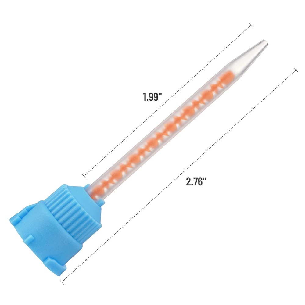 Dental Mixing Tips for Impression Material, C&B, Cements 50/Pack