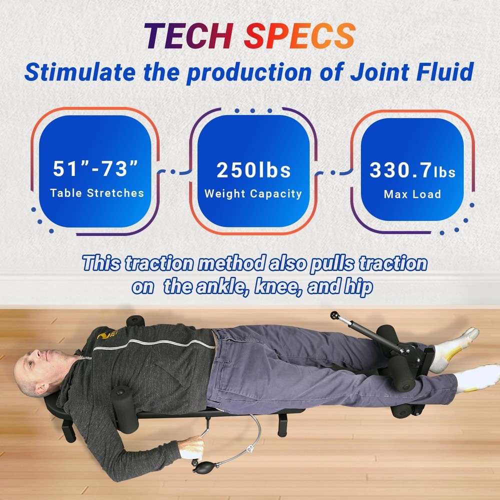 Lumbar Decompression Table By Lumbar Bench - Horizontal Inversion Table for L...