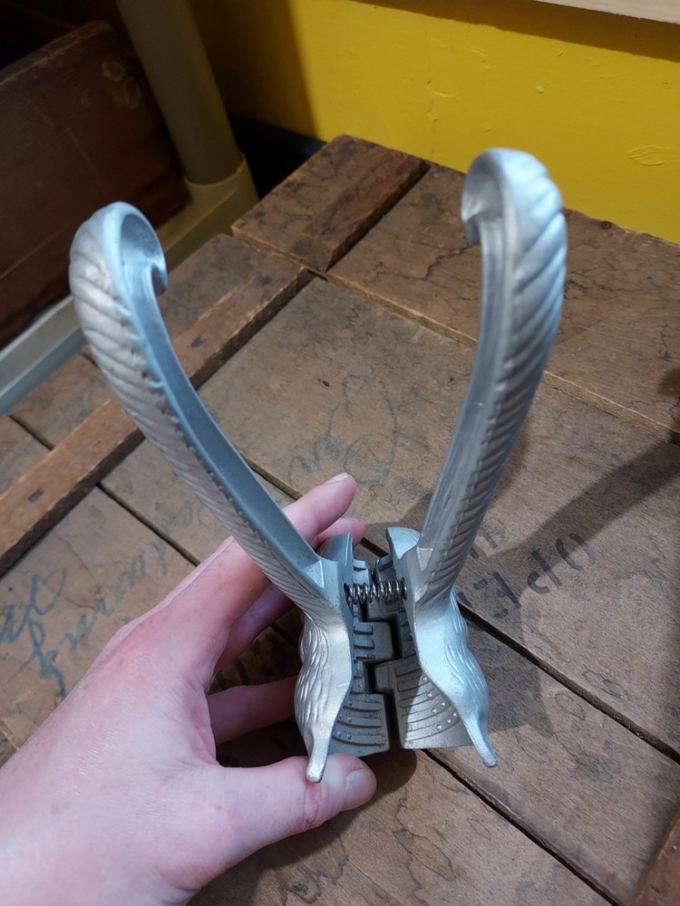 Nut Cracker Squirrel Quirky Cast Aluminum