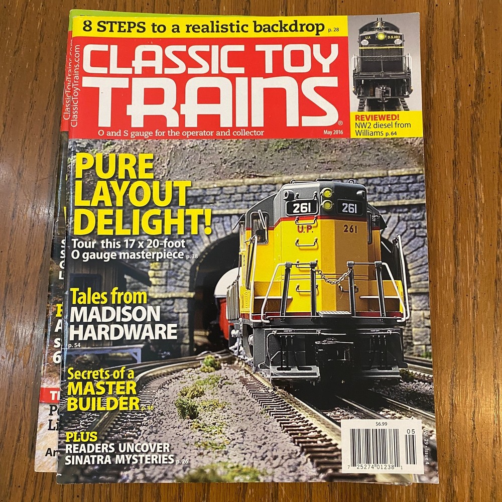 Complete 2016 Classic Toy Trains Magazine Collection – Kalmbach – 9 Issues