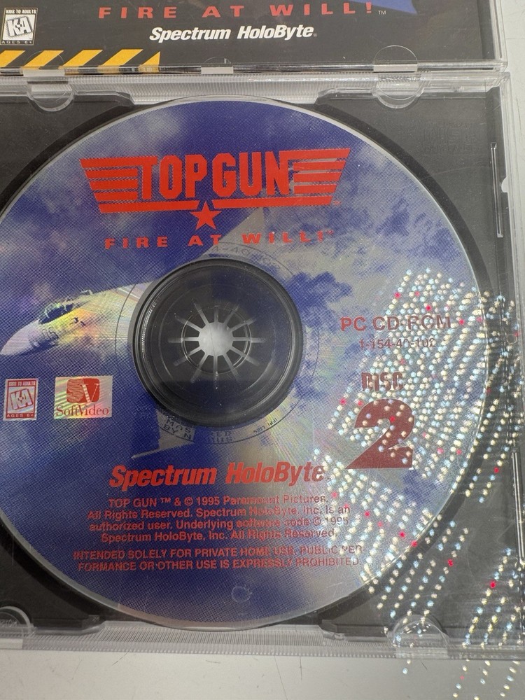 Top Gun: Fire at Will! (PC, 1995)