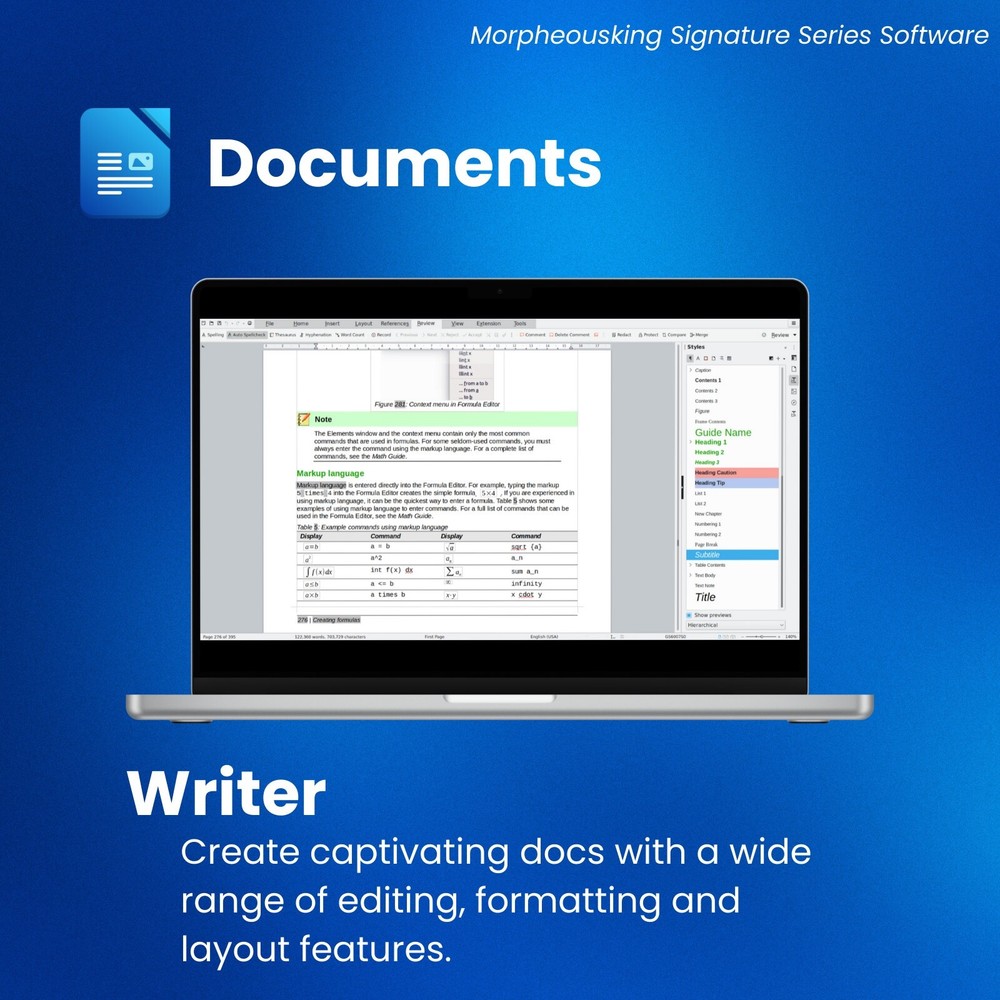 LibreOffice Software Suite for Windows ~ Word Process, Home Student Business CD