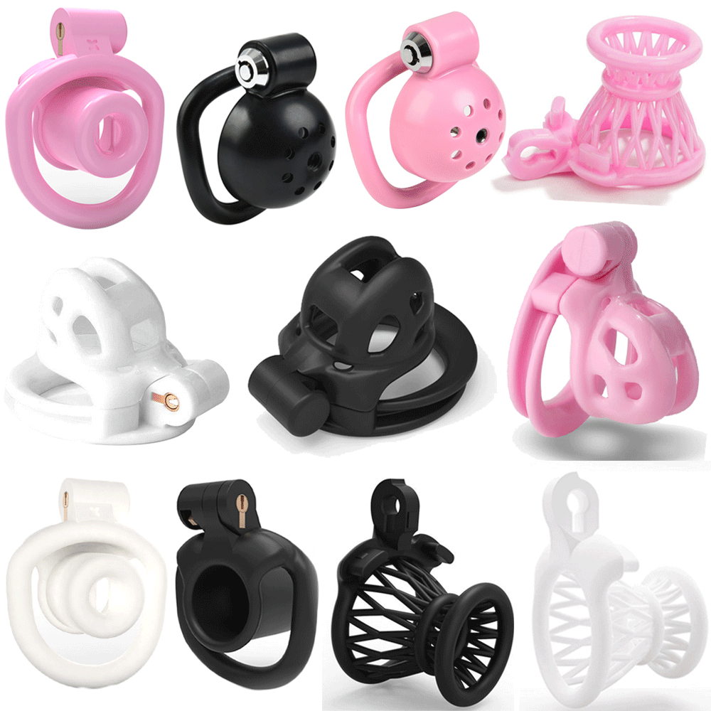 Male Chastity Cage Device Belt Restraint Locking Lock Ring Underwear Accessories