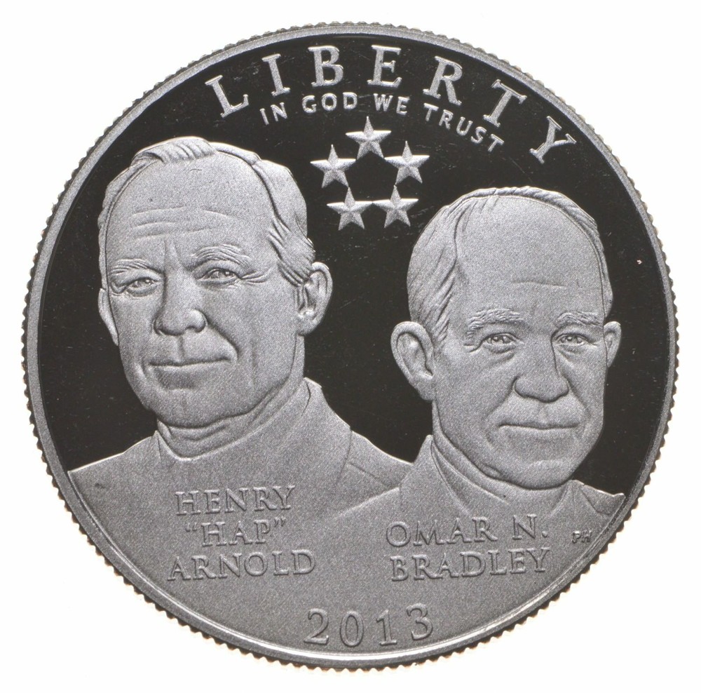 2013 Proof 5 Star Generals - Commemorative Half Dollar