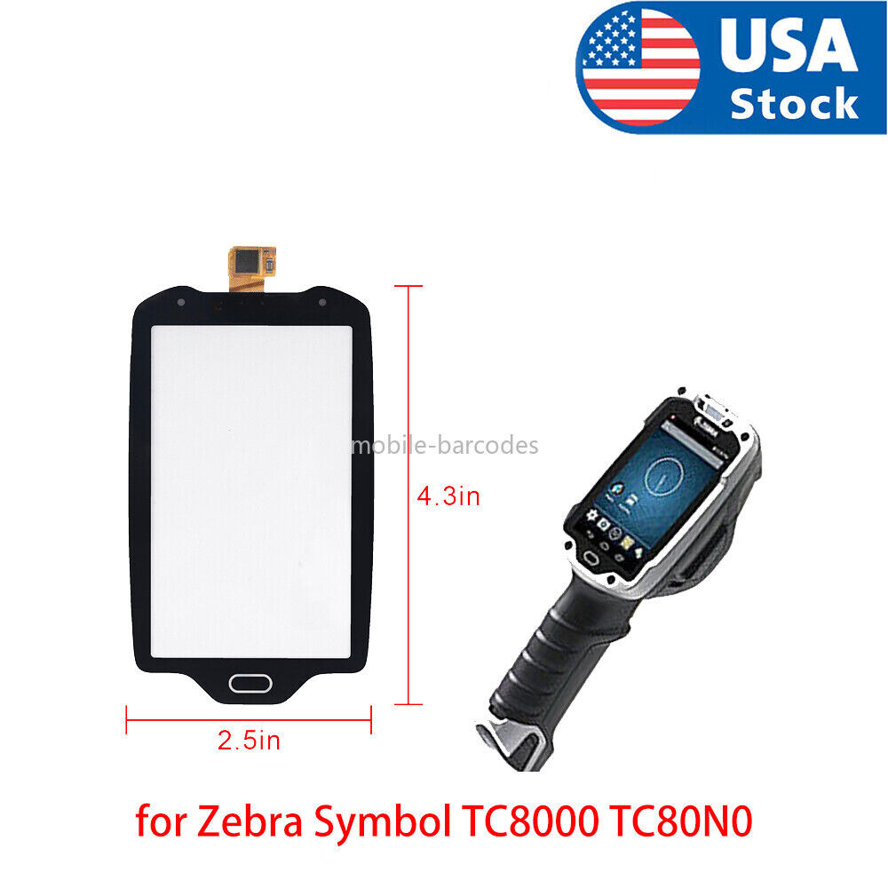 Touch Screen Digitizer for Zebra Symbol TC8000 TC80N0 Mobile Scanner Computer