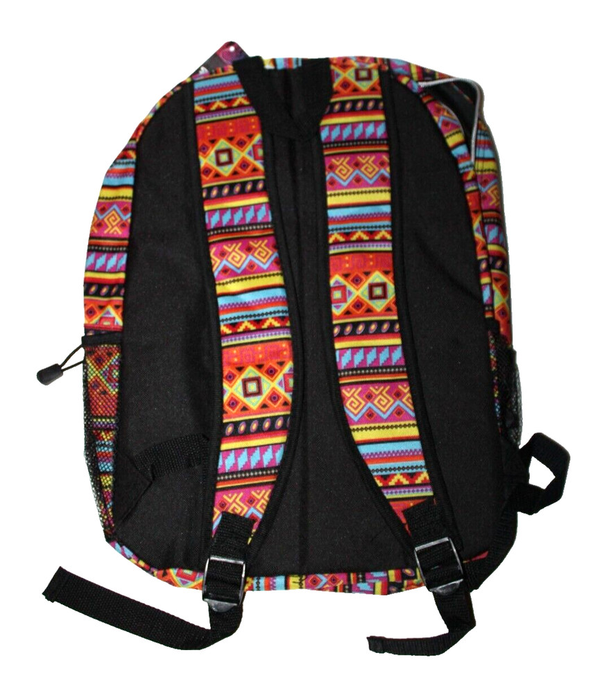 F.A.B. Star Point Fair Isle Graphic Multi School Backpack