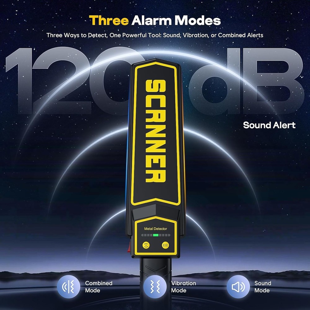 Durable Handheld Metal Detector - Essential Tool for Woodworkers & Security