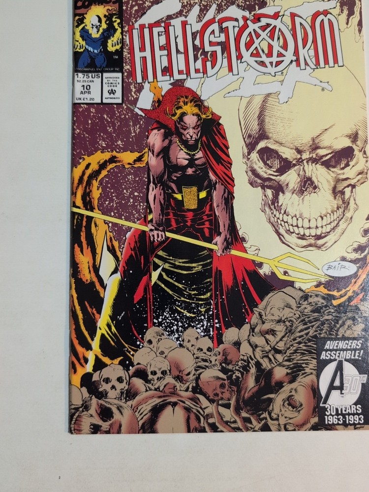 Hellstorm Prince of Lies #10 Marvel Comics 1994
