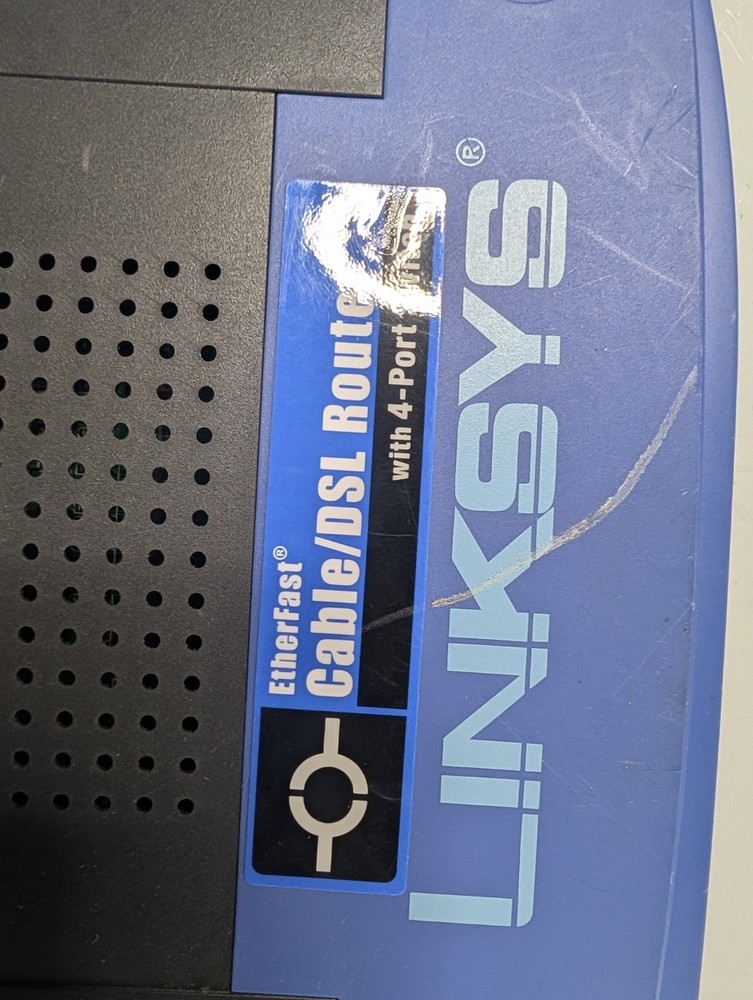 Linksys BEFSR41 EtherFast Cable/DSL Wired Router 4-Port Switch Ver. 3.1 - Tested