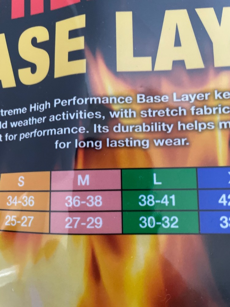 NIP Polar Extreme Thermal Top & Pants Black Base Layer Womens Medium Winter
