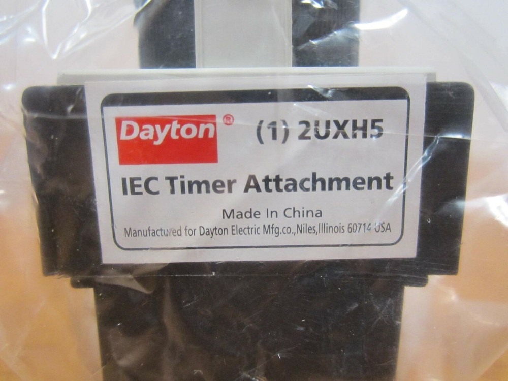 IEC Timer Attachment Off Delay 1-3 Sec Front Mounting 2 Contacts -Qty 3
