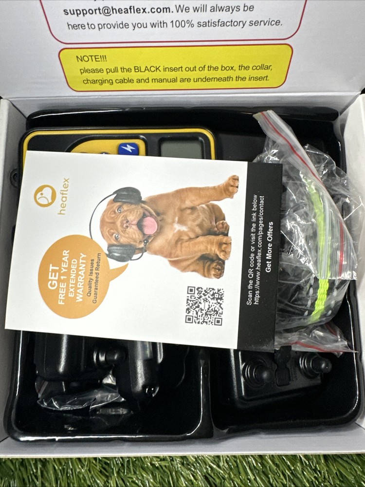 Heaflex Two Dog Training Collar Remote E-Shock Safe Training Modes 2-Dog Collar