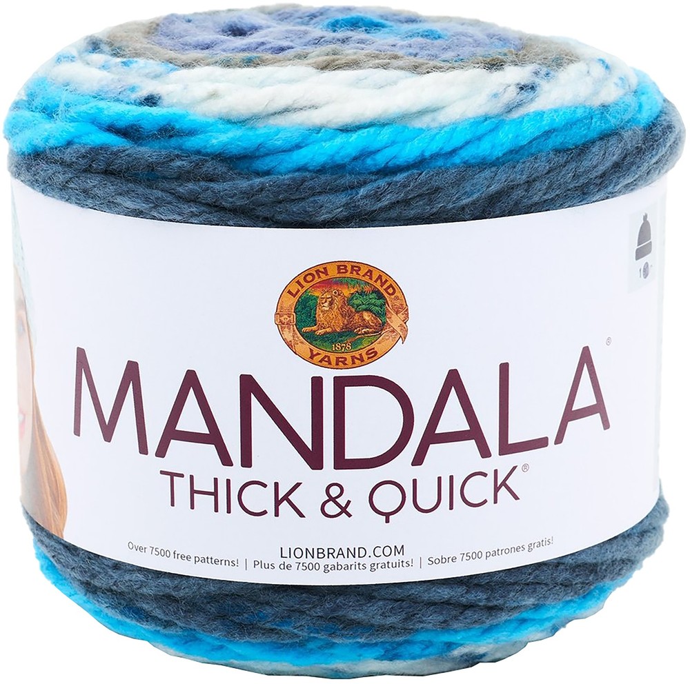 Lion Brand Mandala Thick & Quick Yarn-Labyrinth - 3 Pack