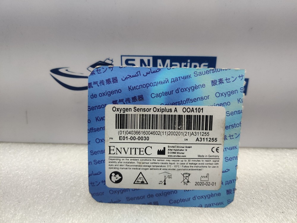 Envitec 00A101 Oxygen Sensor Oxiplus A E01-00-0030