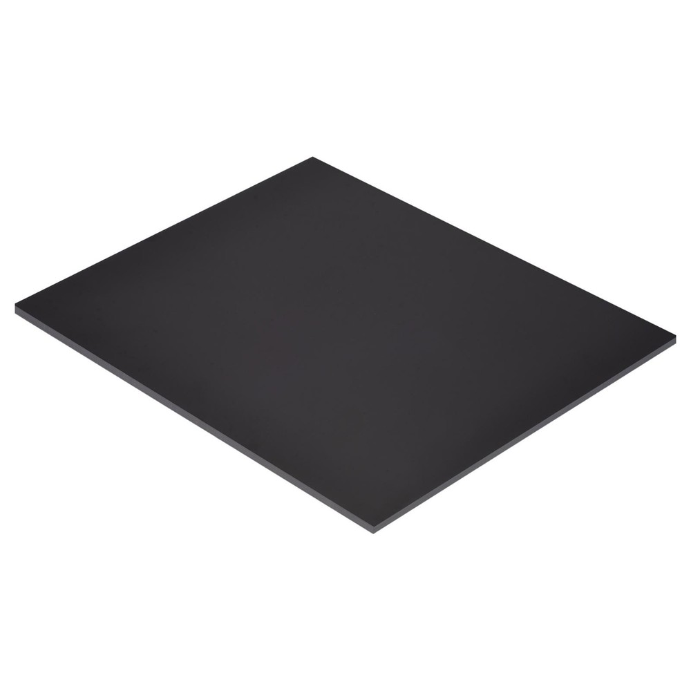 Black ABS Plastic Sheet 10x8x0.12" for Building Model, Panel