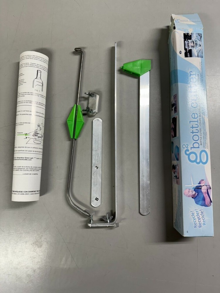 Glass Bottle Cutter Kit G2 - Complete with Box