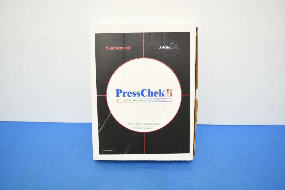 X-Rite SunChemical PressChek II 5.1.2 Software next Generation in color Control