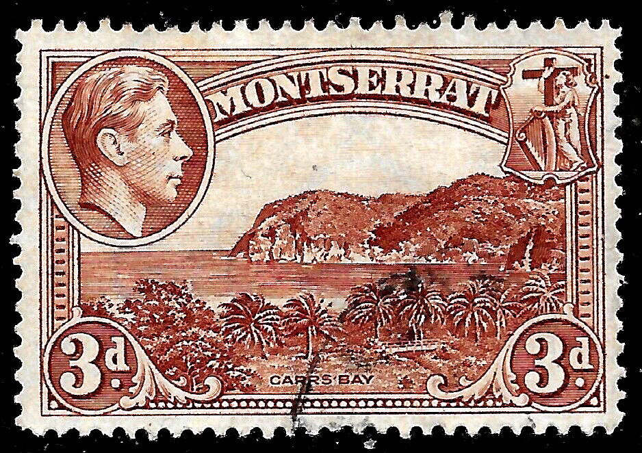 1942 MONTSERRAT . #97 USED VF CARR'S BAY