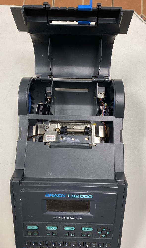 Brady LS2000 Labeling System Portable Printer, 4 Line Display Not tested