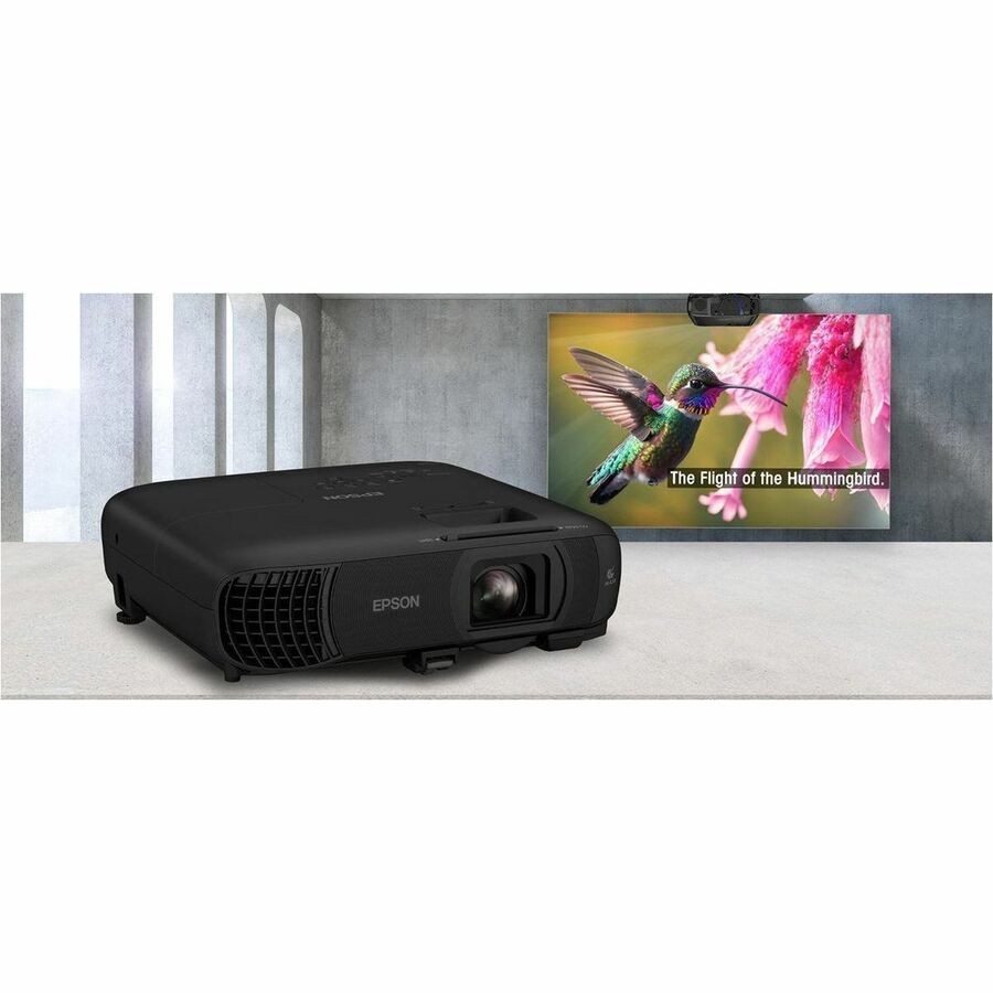 Epson PowerLite 1290 3LCD Projector - 16:10 - Ceiling Mountable - Black