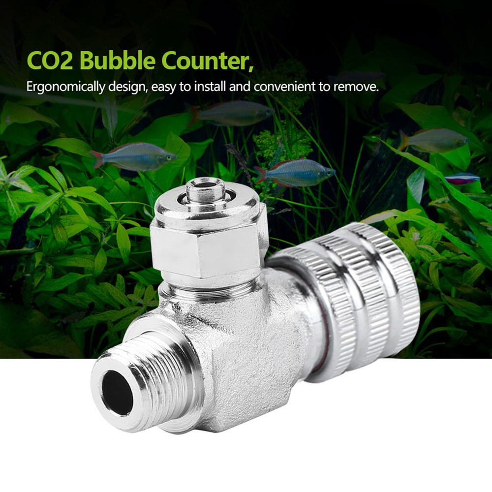 01# Aquarium System CO2 Regulator Needle Check Valve Bubble Counter Fish NY