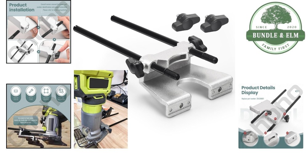 Router Edge Guide Assembly with Straightforward Installation & Solid Performance