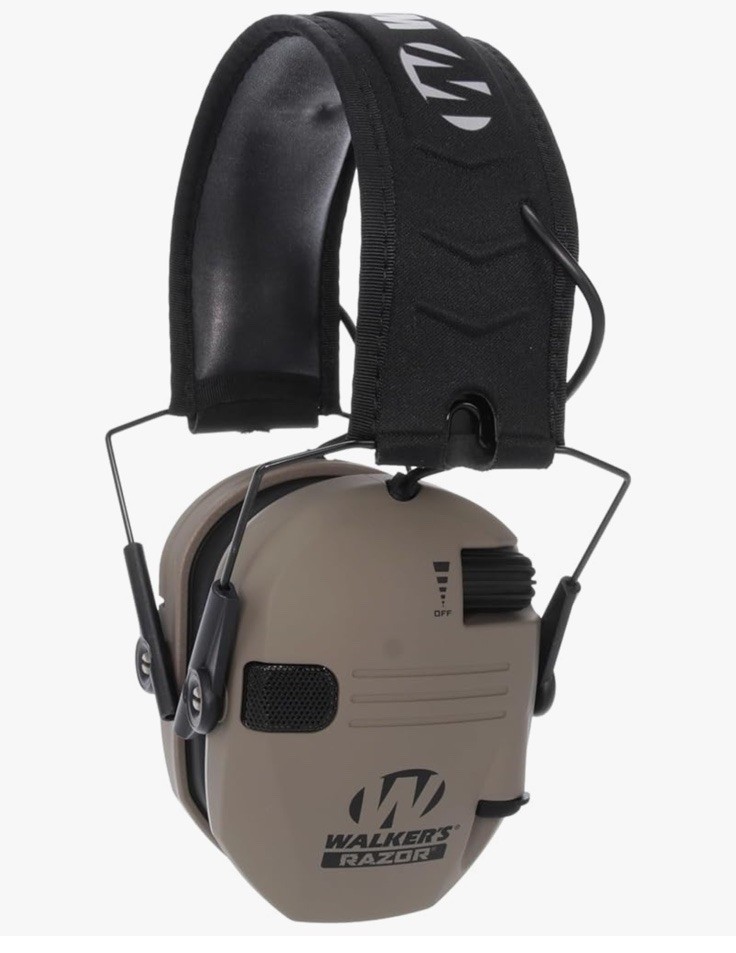 Walker's Razor Slim Electronic Muff Brown