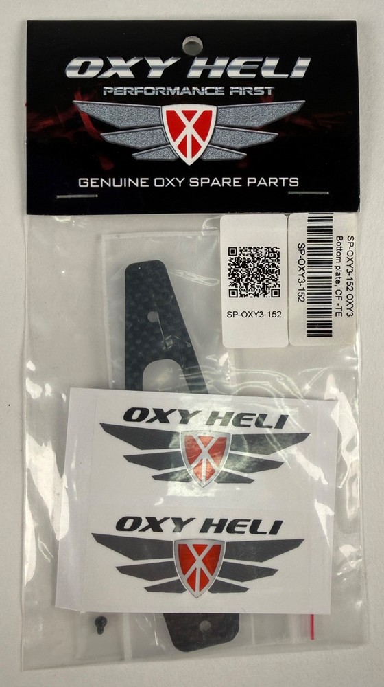 OXY HELI OXY 3 BOTTOM PLATE CF-TE SP-OXY3-152
