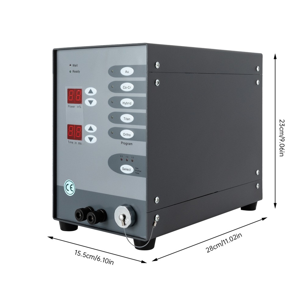 Electric Jewelry Spot Welder 300W Rectangular Pulse Argon Arc Welding Machine