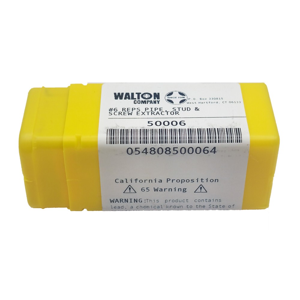 Walton 50006 No. 6 Pipe, Stud And Screw Extractor