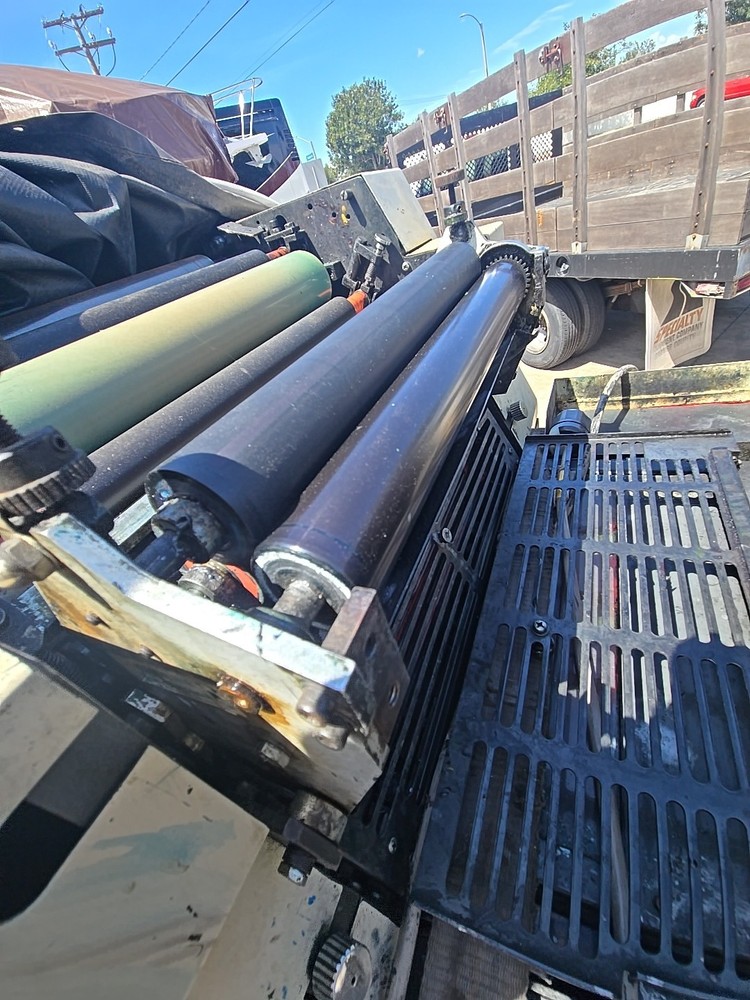 Ryobi 3302 Printing Press Crestline Water Trays. 5 Roller System