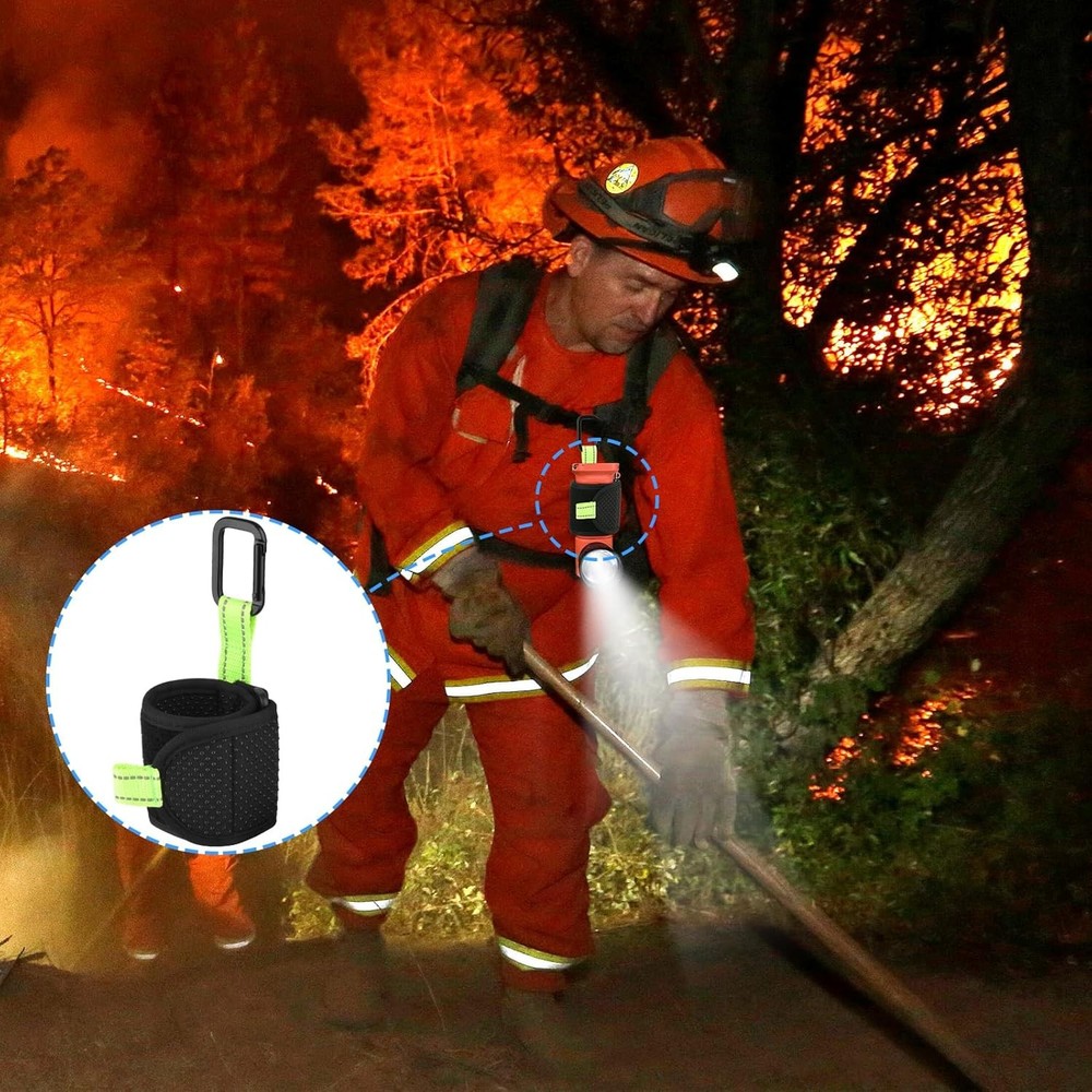 Inverted Flashlight Holder for Streamlight Survivor LED Black