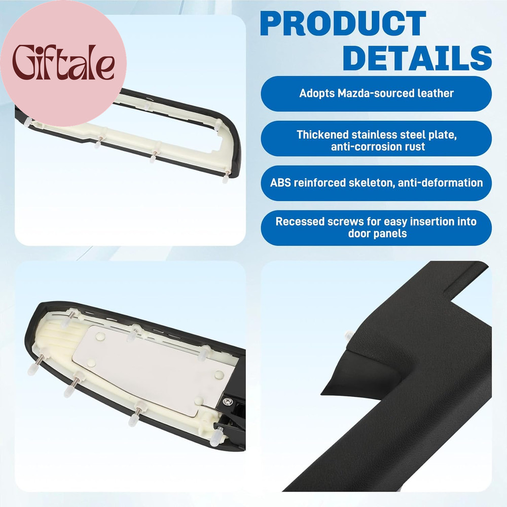 80994 Front Left Driver Side Armrest,Door Panel Handle Compatible with 2010-2014